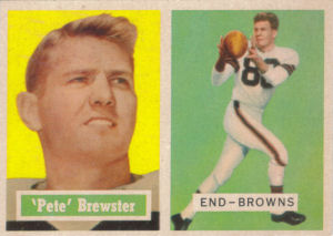 Darrel Brewster 1957 Topps #40 football card