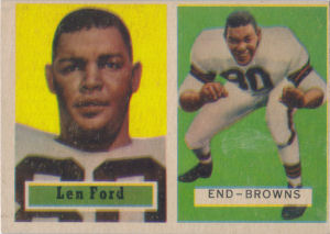 Len Ford 1957 Topps #147 football card