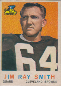 Jim Ray Smith Rookie 1959 Topps #101 football card