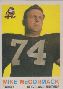 Mike McCormack 1959 Topps #74 football card