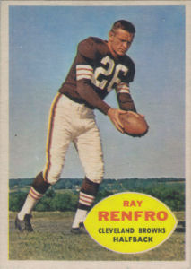 Ray Renfro 1960 Topps #26 football card