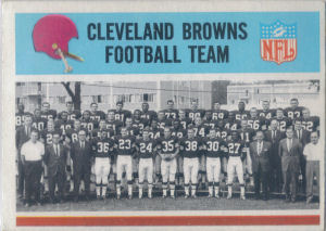 Browns Team 1966 Topps #40 football card