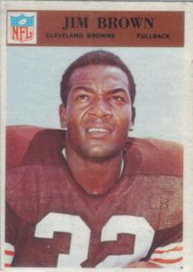 Jim Brown 1966 Philadelphia #41 football card