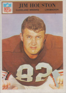 Jim Houston 1966 Philadelphia #46 football card