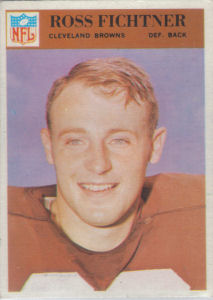 Ross Fichtner Rookie 1966 Philadelphia #43 football card