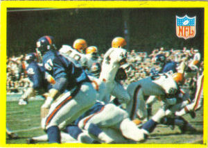 Browns Play of the Year 1967 Philadelphia #193 football card