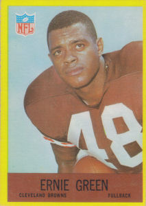 Ernie Green 1967 Philadelphia #41 football card