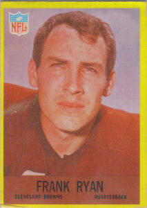 Frank Ryan 1967 Philadelphia #44 football card