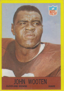 John Wooten Rookie 1967 Philadelphia #47 football card
