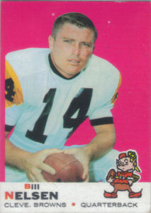 Bill Nelsen 1969 Topps #52 football card