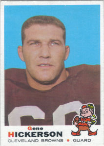 Gene Hickerson 1969 Topps #209 football card