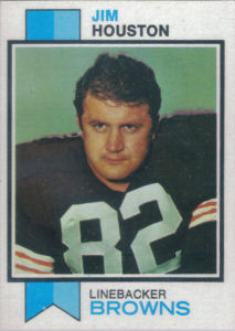 Jim Houston 1973 Topps #163 football card