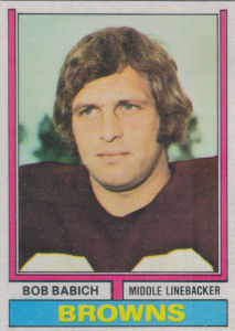 Bob Babich 1974 Topps #376 football card