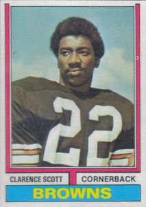 Clarence Scott 1974 Topps #64 football card