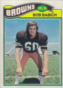 Bob Babich 1977 Topps #47 football card