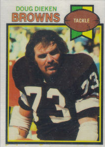 Doug Dieken 1979 Topps #329 football card