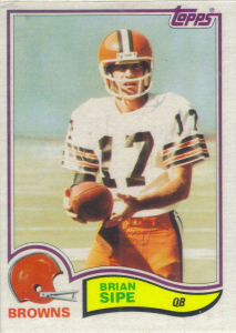 Brian Sipe 1982 Topps #74 football card
