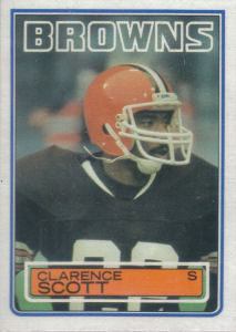 Clarence Scott 1983 Topps #256 football card