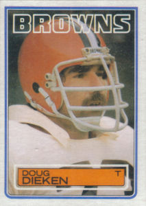 Doug Dieken 1983 Topps #248 football card