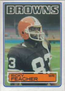 Ricky Feacher 1983 Topps #250 football card