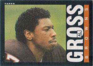Al Gross Rookie 1985 Topps #229 football card