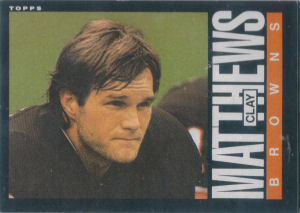 Clay Matthews 1985 Topps #230 football card
