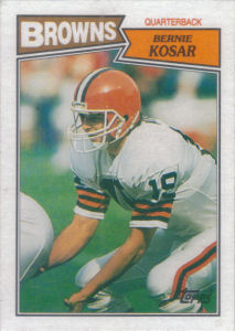 Bernie Kosar 1987 Topps #80 football card
