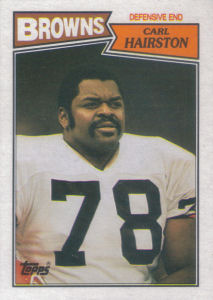 Carl Hairston 1987 Topps #90 football card