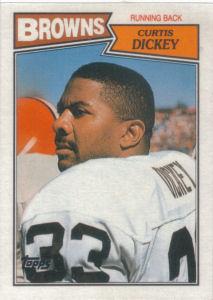 Curtis Dickey 1987 Topps #81 football card