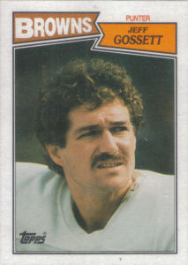 Jeff Gossett 1987 Topps #86 football card