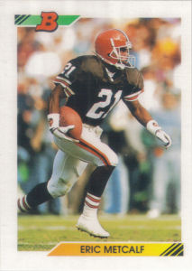 Eric Metcalf 1992 Bowman #296 football card