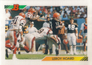 Leroy Hoard 1992 Bowman #321 football card
