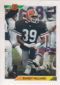 Randy Hilliard 1992 Bowman #268 football card