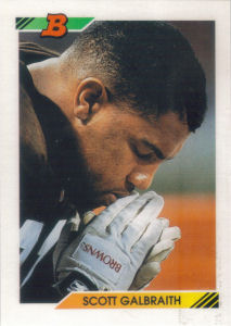 Scott Galbraith 1992 Bowman #431 football card