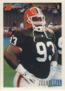 Jerry Ball 1993 Bowman #230 football card