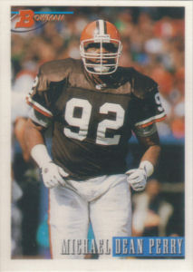 Michael Dean Perry 1993 Bowman #88 football card