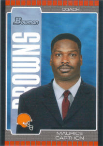 Coach Maurice Carthon 2005 Bowman #22 football card