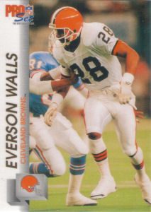 Everson Walls 1992 Pro Set #472 football card