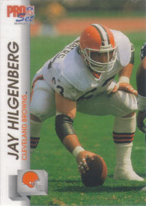 Jay Hilgenberg 1992 Pro Set #465 football card