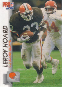 Leroy Hoard 1992 Pro Set #466 football card