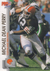 Michael Dean Perry 1992 Pro Set #468 football card