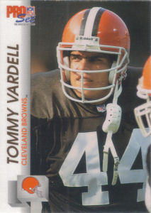 Tommy Vardell Rookie 1992 Pro Set #471 football card