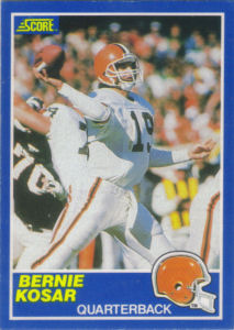Bernie Kosar 1989 Score #9 football card