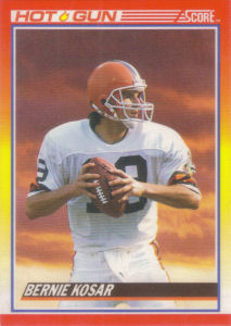 Bernie Kosar Hot Gun 1990 Score #319 football card