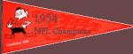1954 Browns Champions Pennant