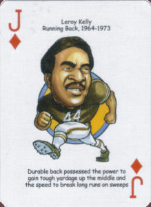 Leroy Kelly Hero Deck Parody Playing Card