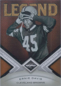 2010 Ernie Davis Panini Legend Limited Silver Spotlight #120 football card - Serial no. 49/50