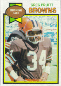 Greg Pruitt 1979 football card