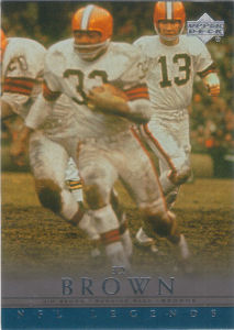 Jim Brown 2000 Upper Deck Legends #11 football card