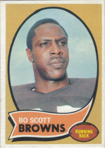 Bo Scott 1970 Rookie football card